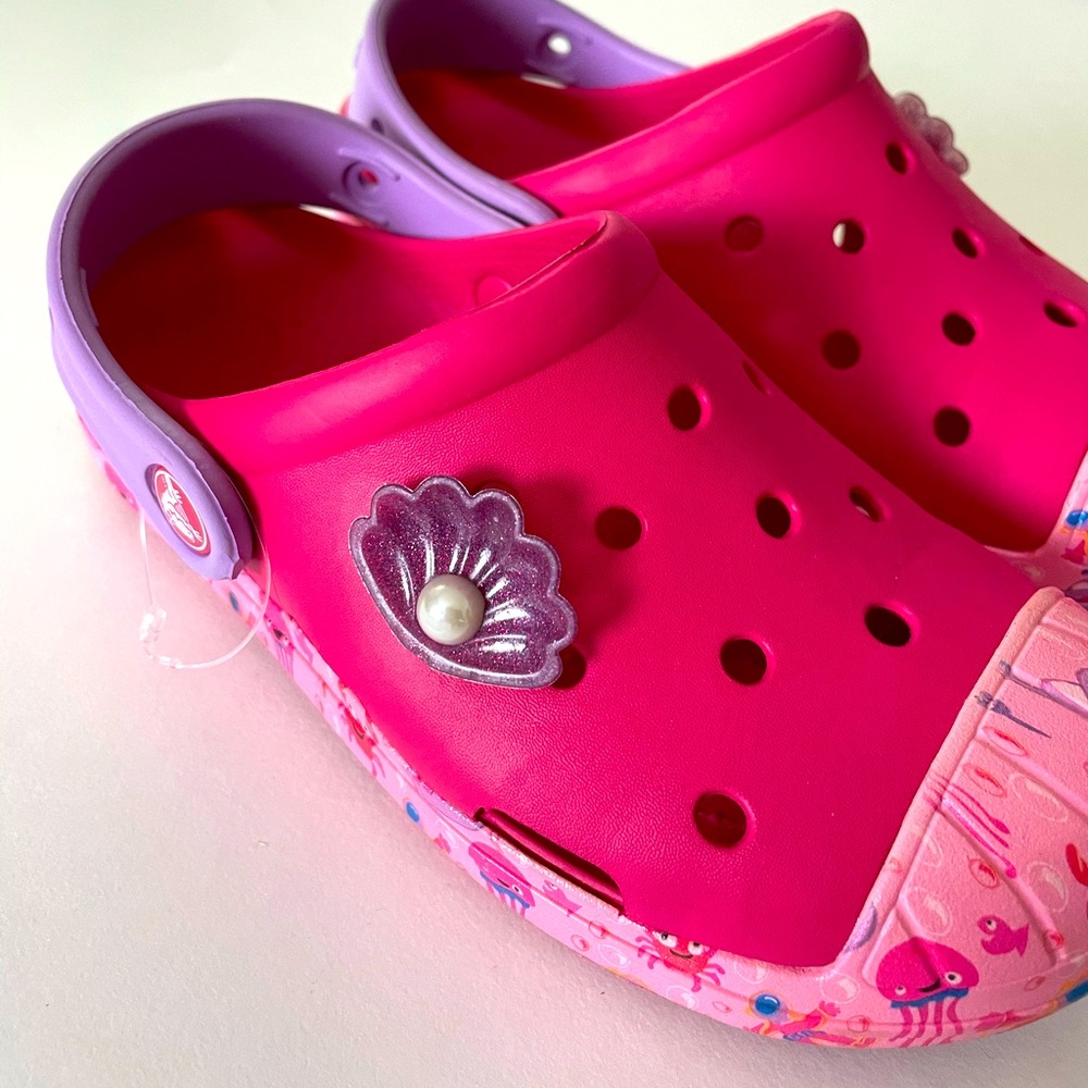 Kids Fun Zone crocs size J1 pink